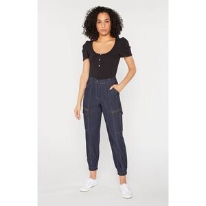 Cinq à Sept Kelly Denim Cargo Pants